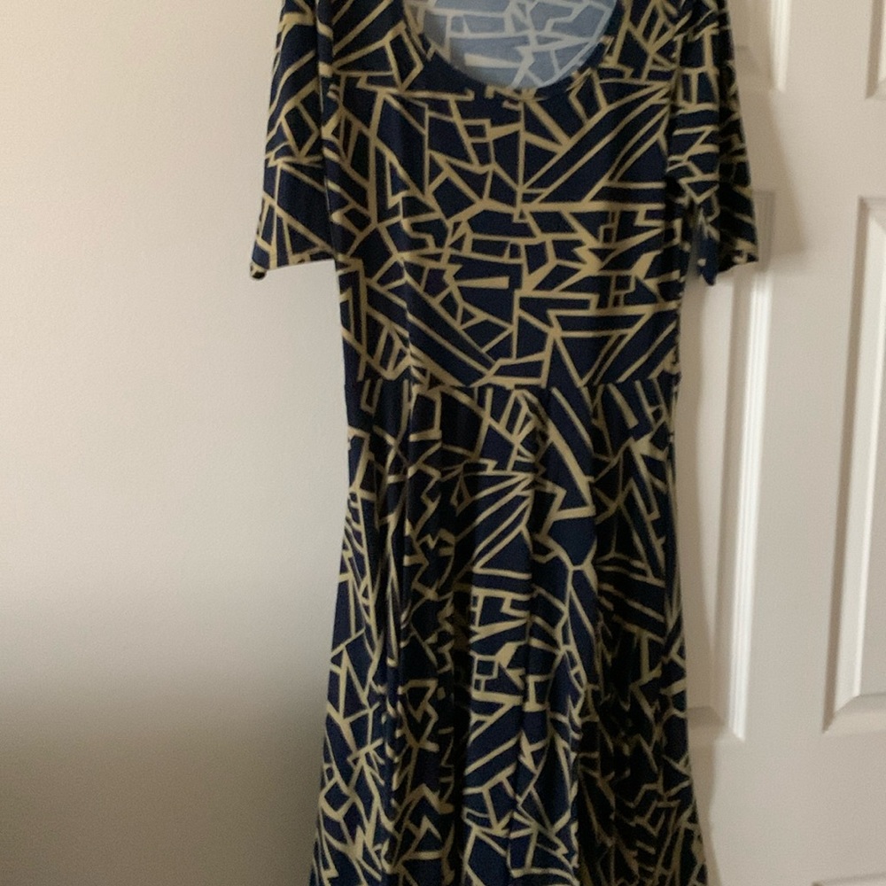 Luluroe Dress. Navy blue color